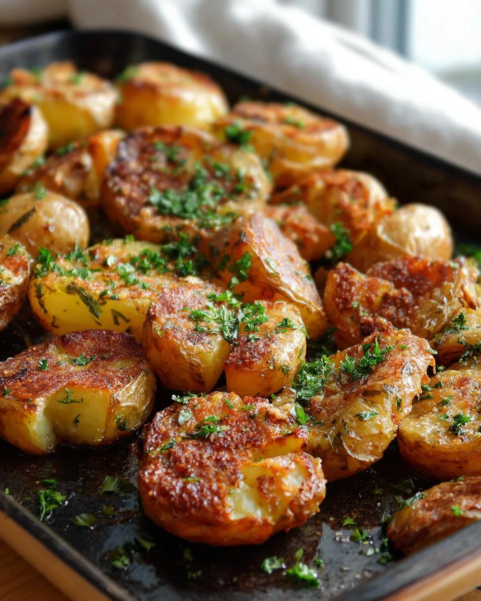 Ultra Crispy Smashed Potatoes - detail 3