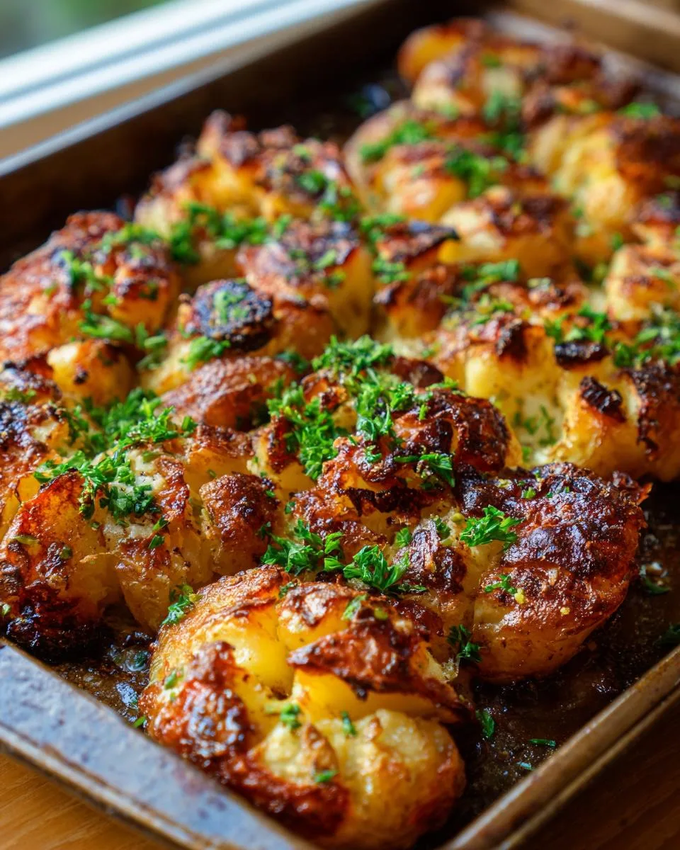 Ultra Crispy Smashed Potatoes - detail 4