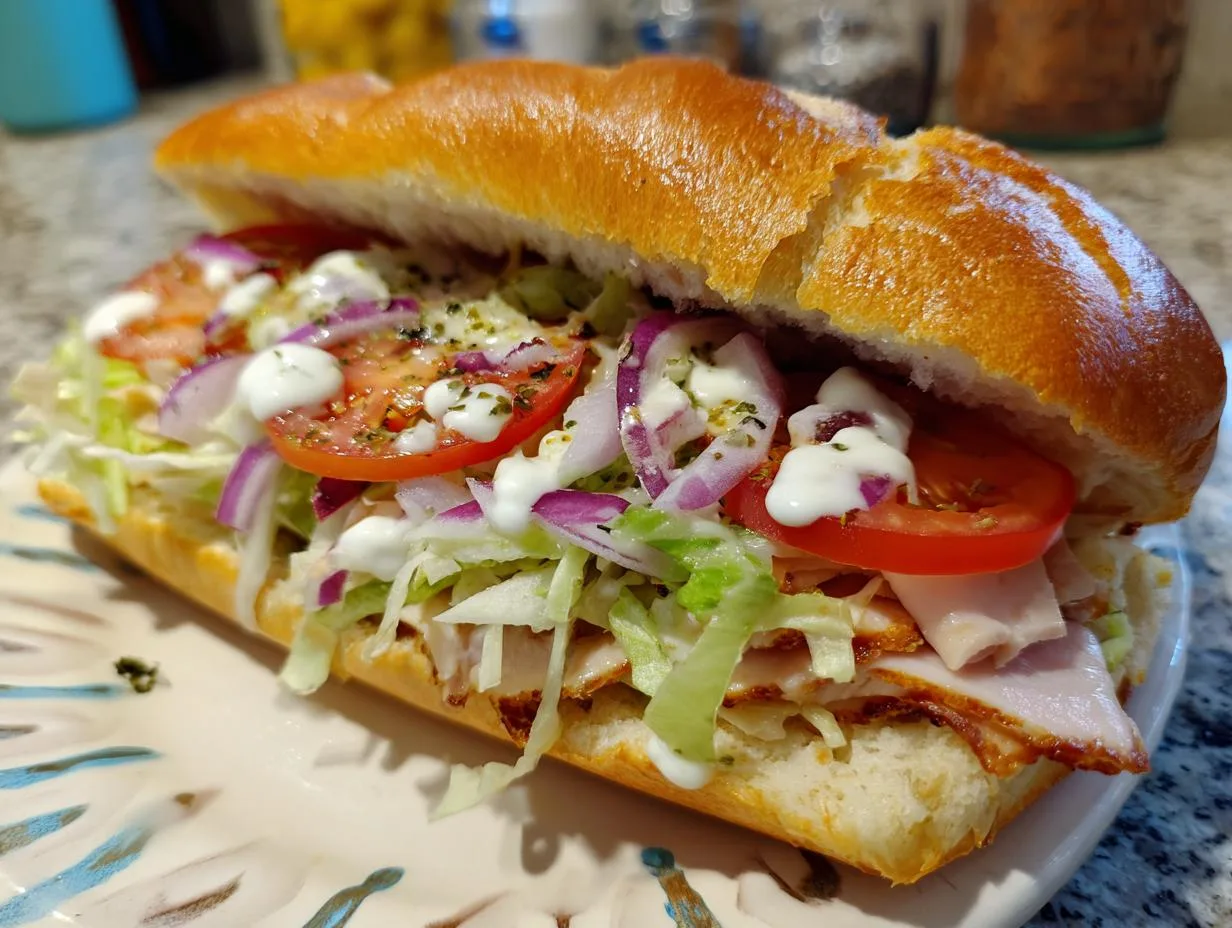 25-Minute Viral Grinder Salad Sandwich – Explosive Flavor!