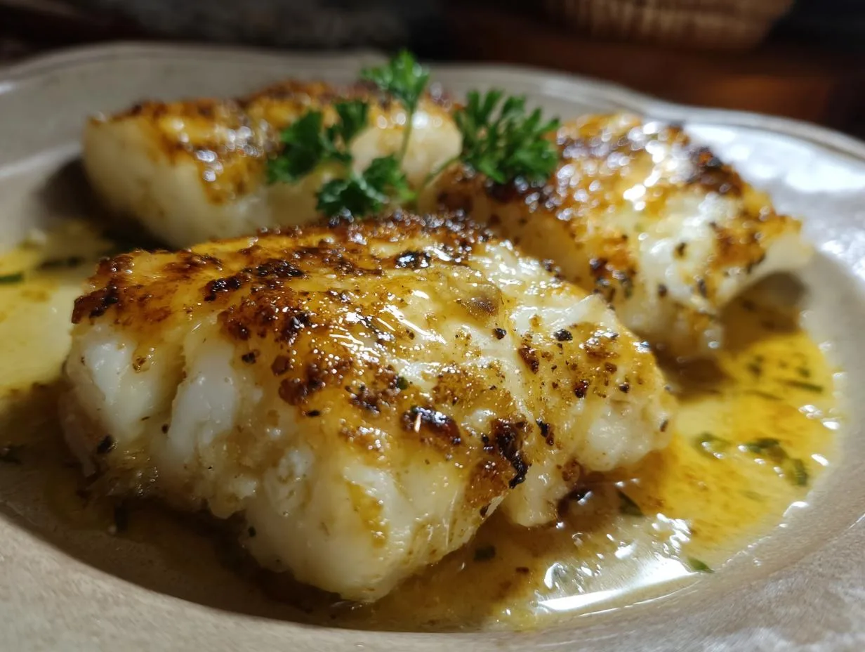 15-Minute Garlic Butter Cod Recipe That Melts Hearts