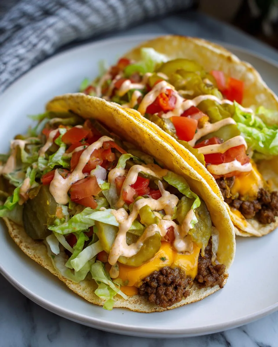 Big Mac Smash Burger Tacos - detail 2