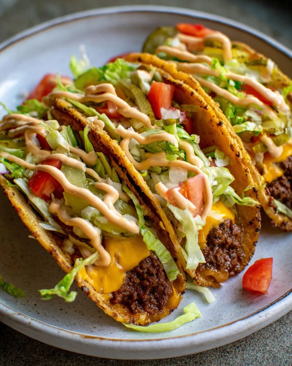 Big Mac Smash Burger Tacos - detail 3