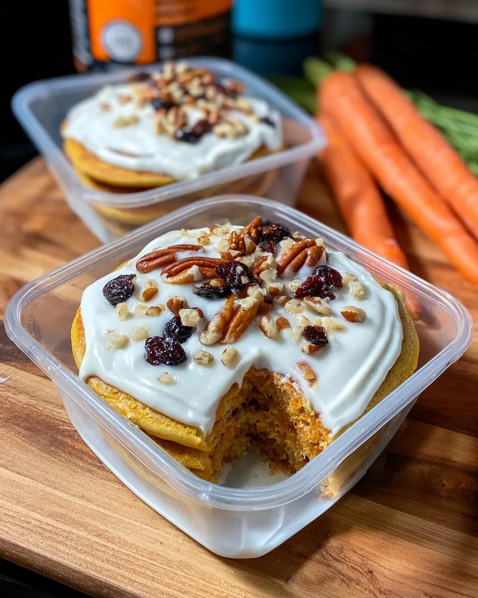 Carrot Cake Protein Pancakes - detail 3