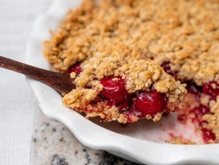 Cherry Crumble Pie Recipe