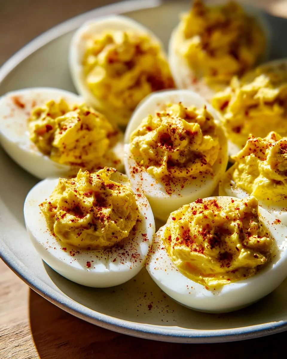 Deviled Eggs With Relish And Mustard - detail 3