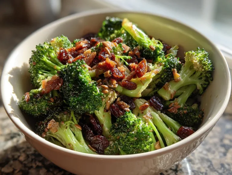 Easter Broccoli Salad With Raisins