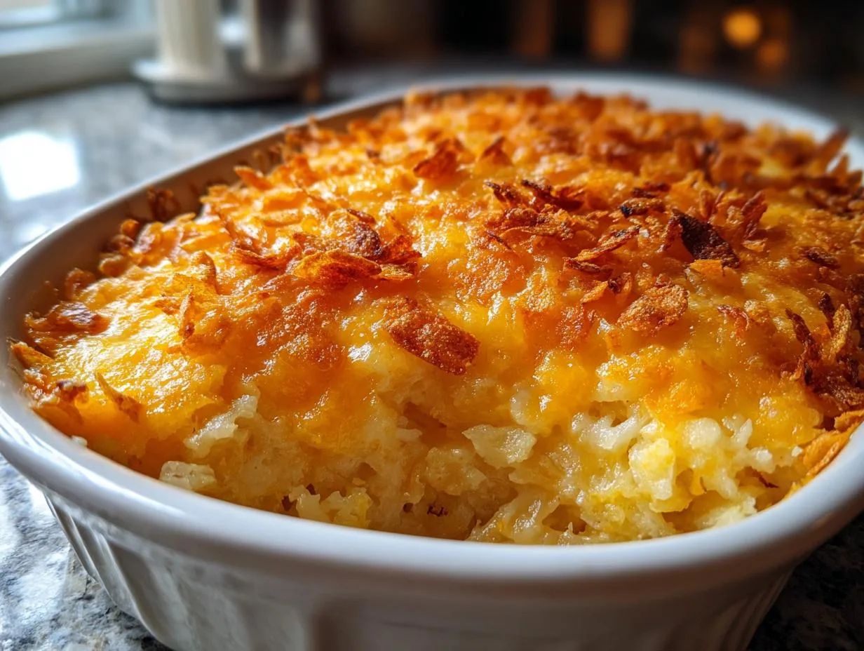 Creamy Easter Hash Brown Potato Casserole Crowd-Pleaser