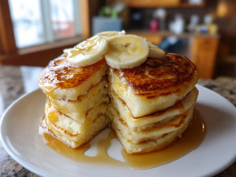 Fluffy Banana Pancake