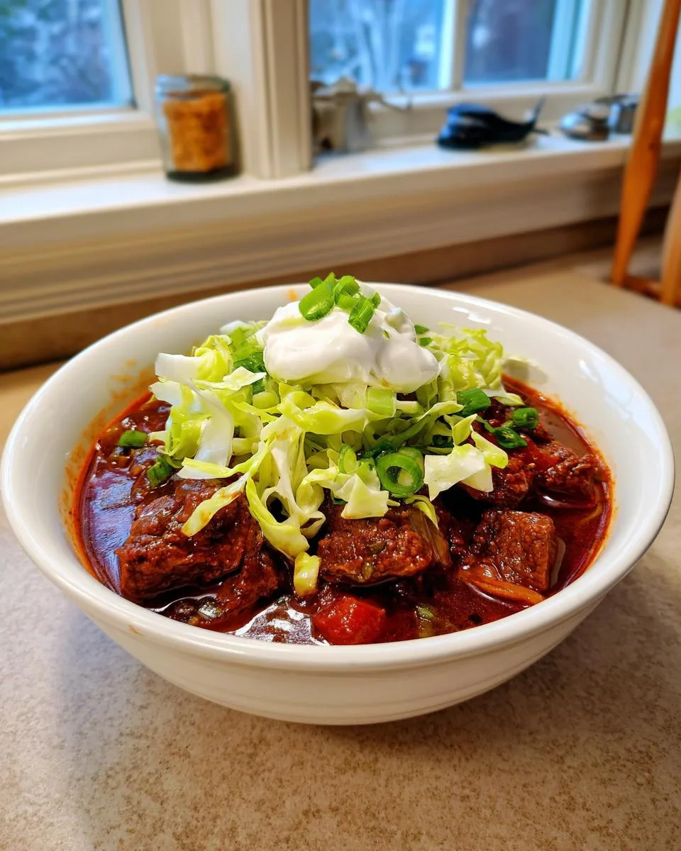 Gochujang Beef Chili - detail 4