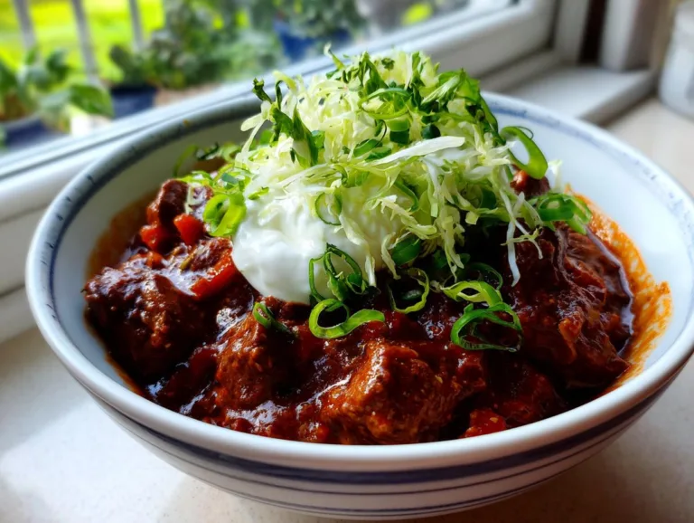 Gochujang Beef Chili