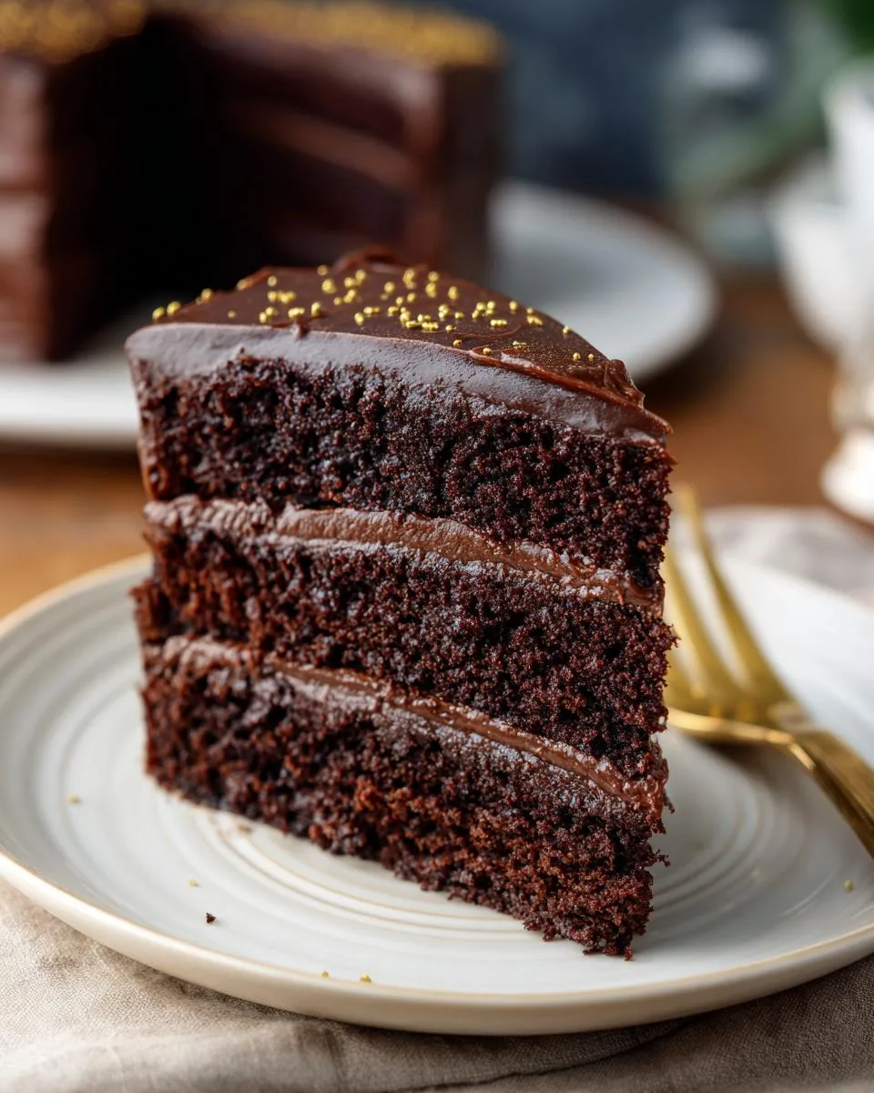 Guinness Chocolate Cake - detail 3