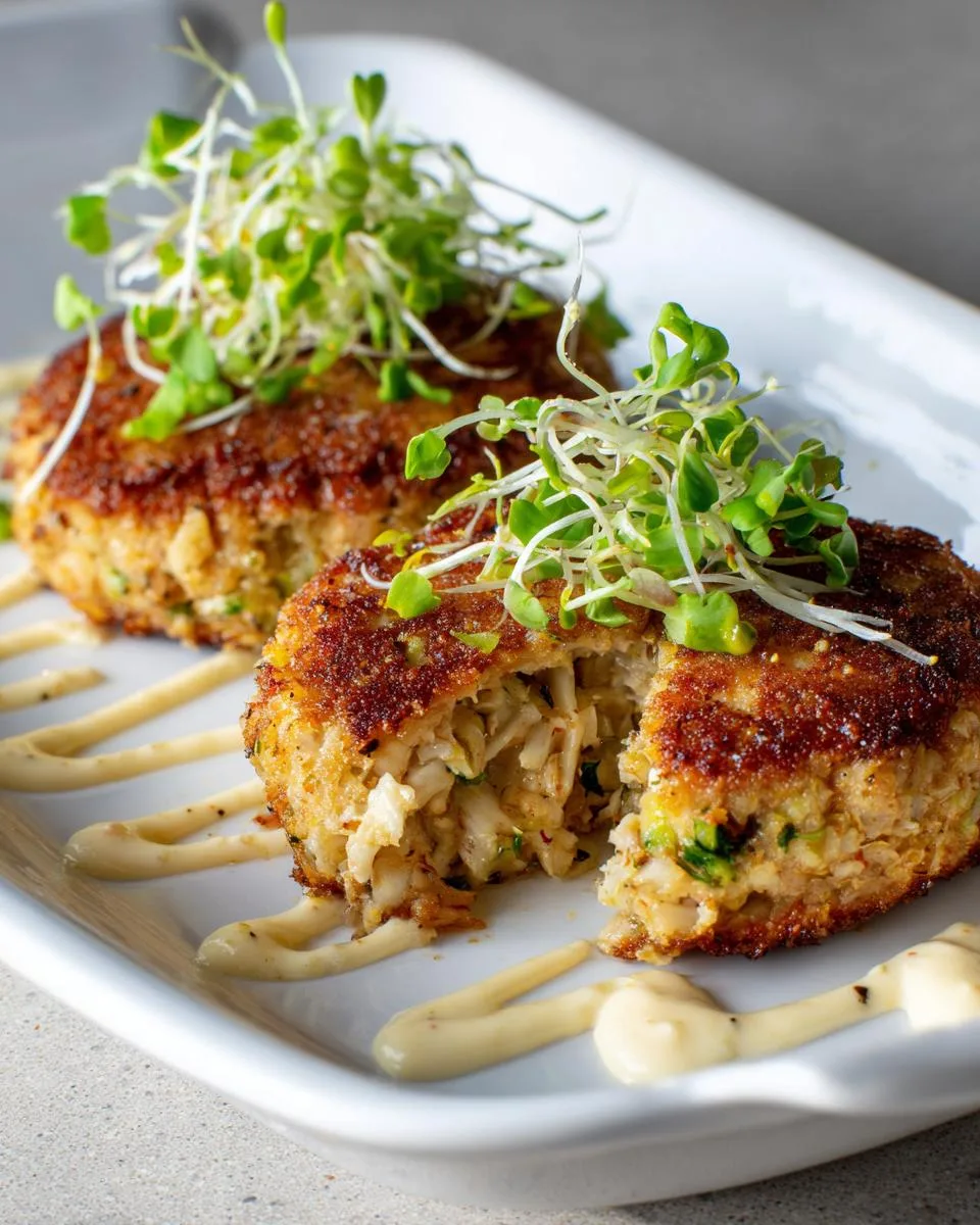 Hearts of Palm Crab Cakes - detail 3
