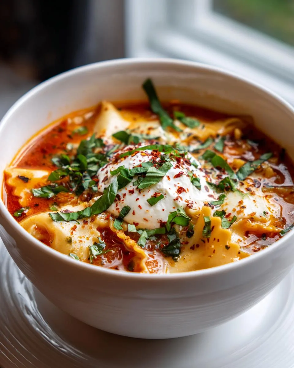 High-Protein Lasagna Soup - detail 4