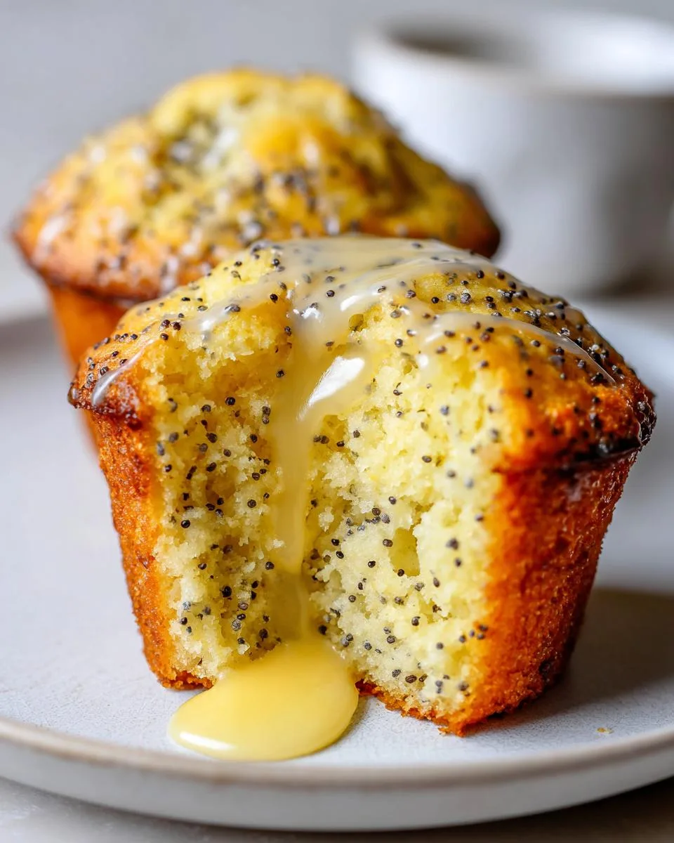 Lemon Poppy Seed Muffins - detail 3