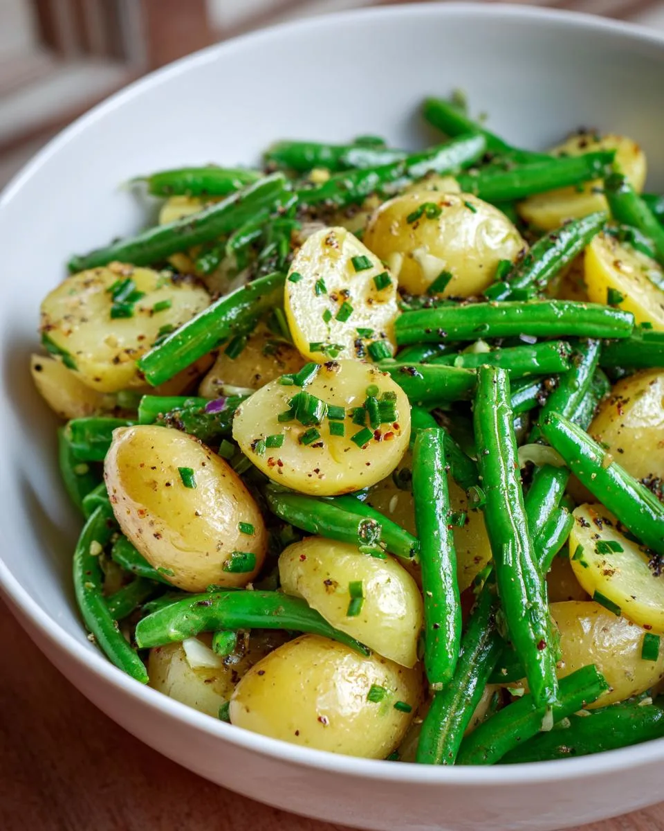 Quick Green Bean Potato Salad - detail 3