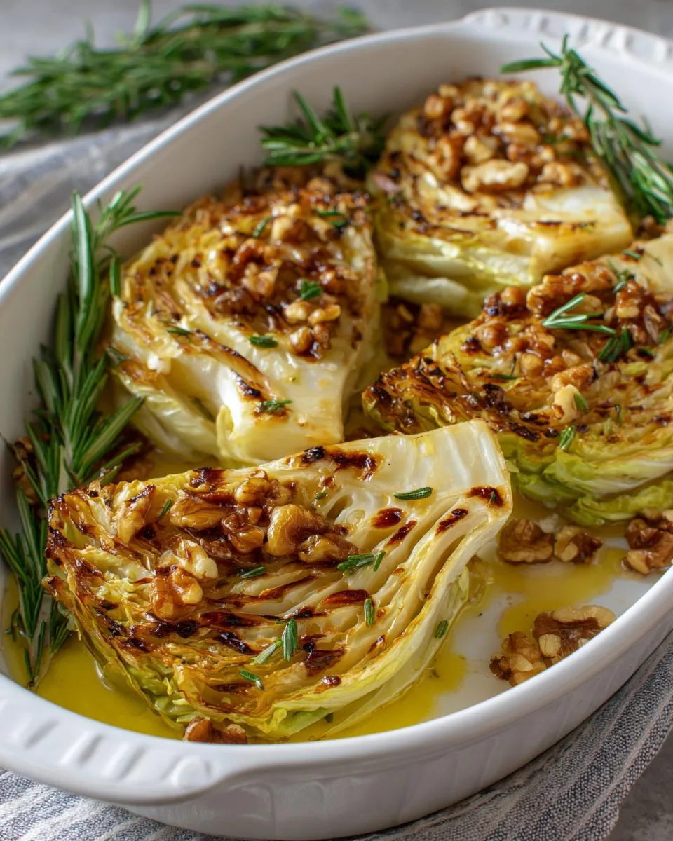 Roasted Cabbage Steaks - detail 3