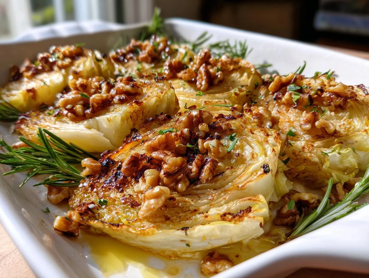 Irresistible Roasted Cabbage Steaks Recipe in 30 Minutes