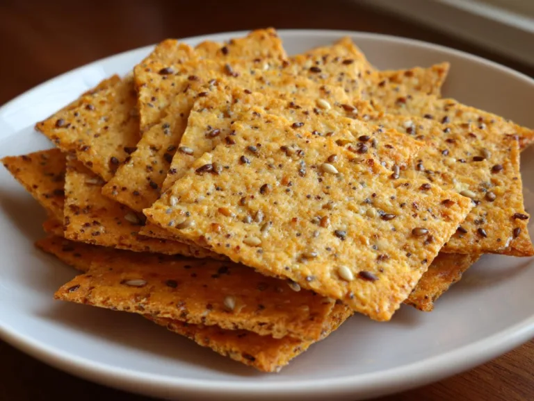 Seeded Sourdough Discard Crackers