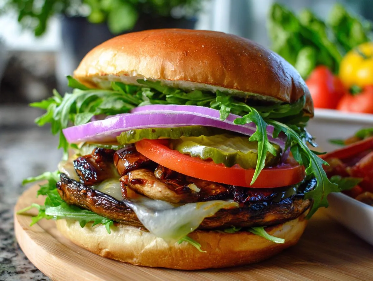 Smoky Shroom Burger Recipe That Tricks Meat Lovers