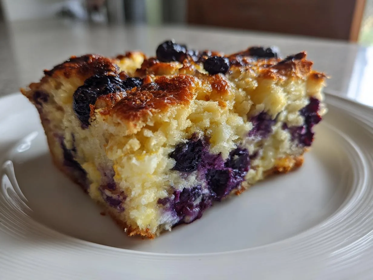 Irresistible Blueberry Cottage Cheese Breakfast Bake