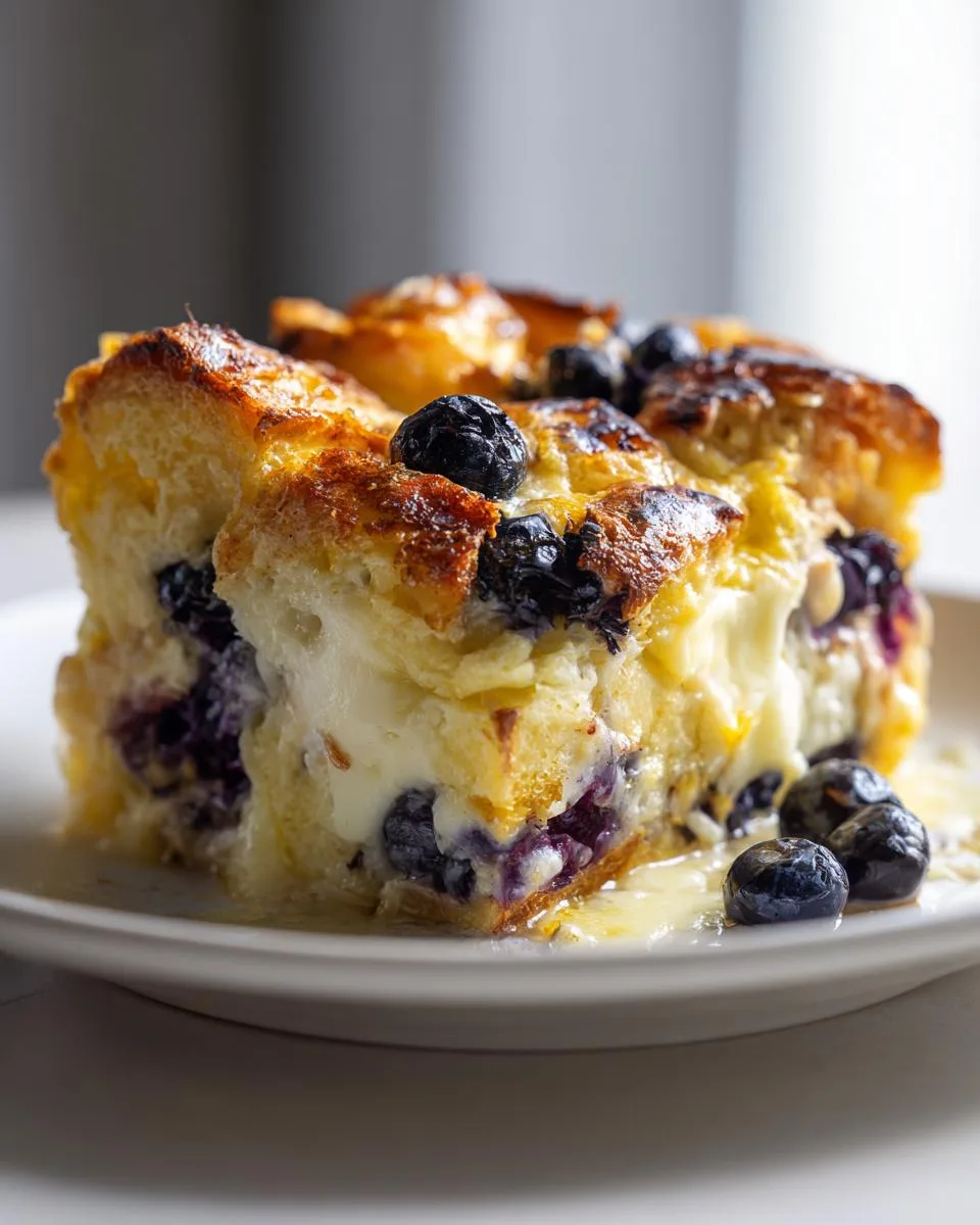blueberry french toast casserole - detail 3