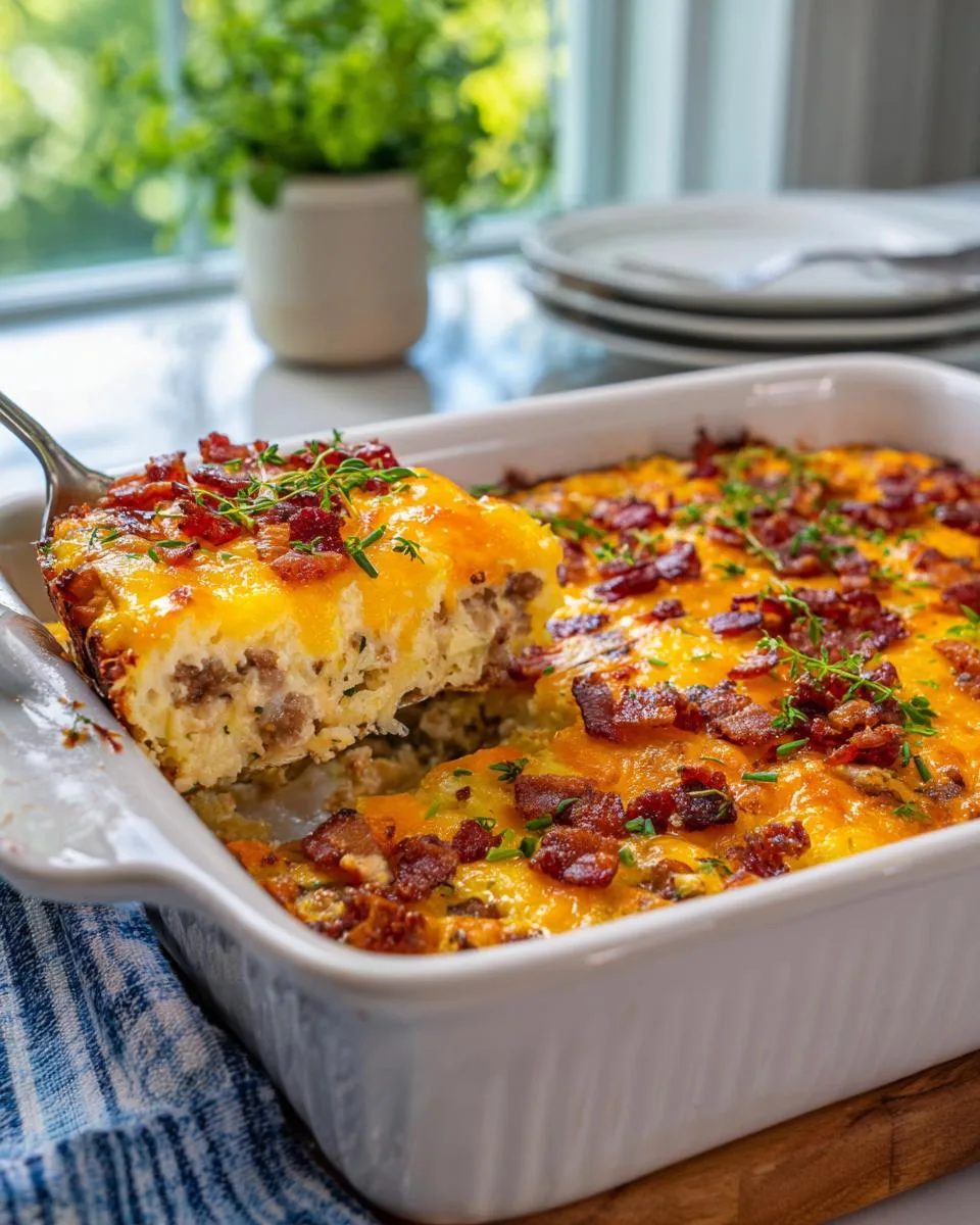 crack breakfast casserole - detail 3