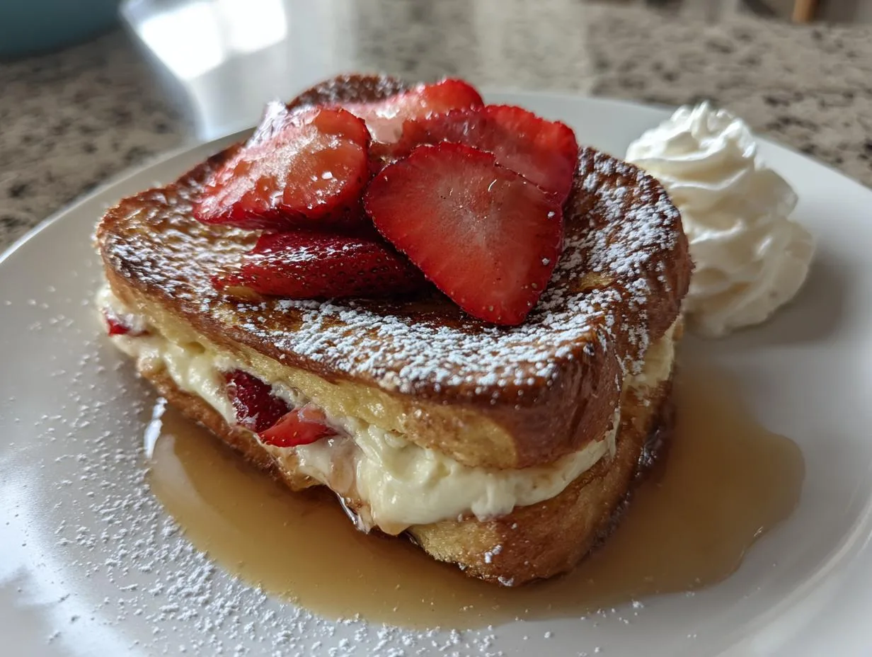 Grandma Jo’s Dreamy Cream Cheese Stuffed French Toast Recipe