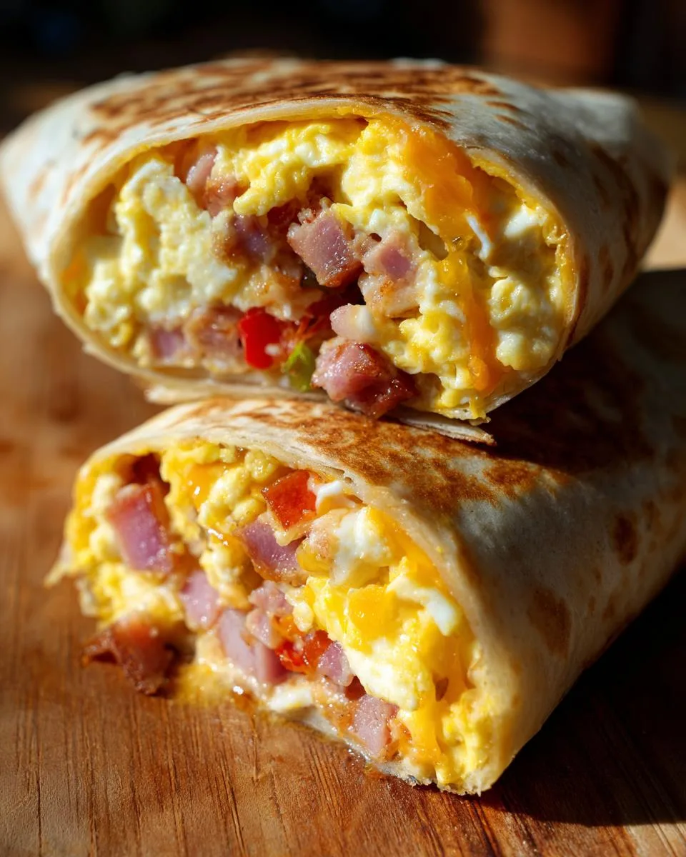 freezer breakfast burritos - detail 3