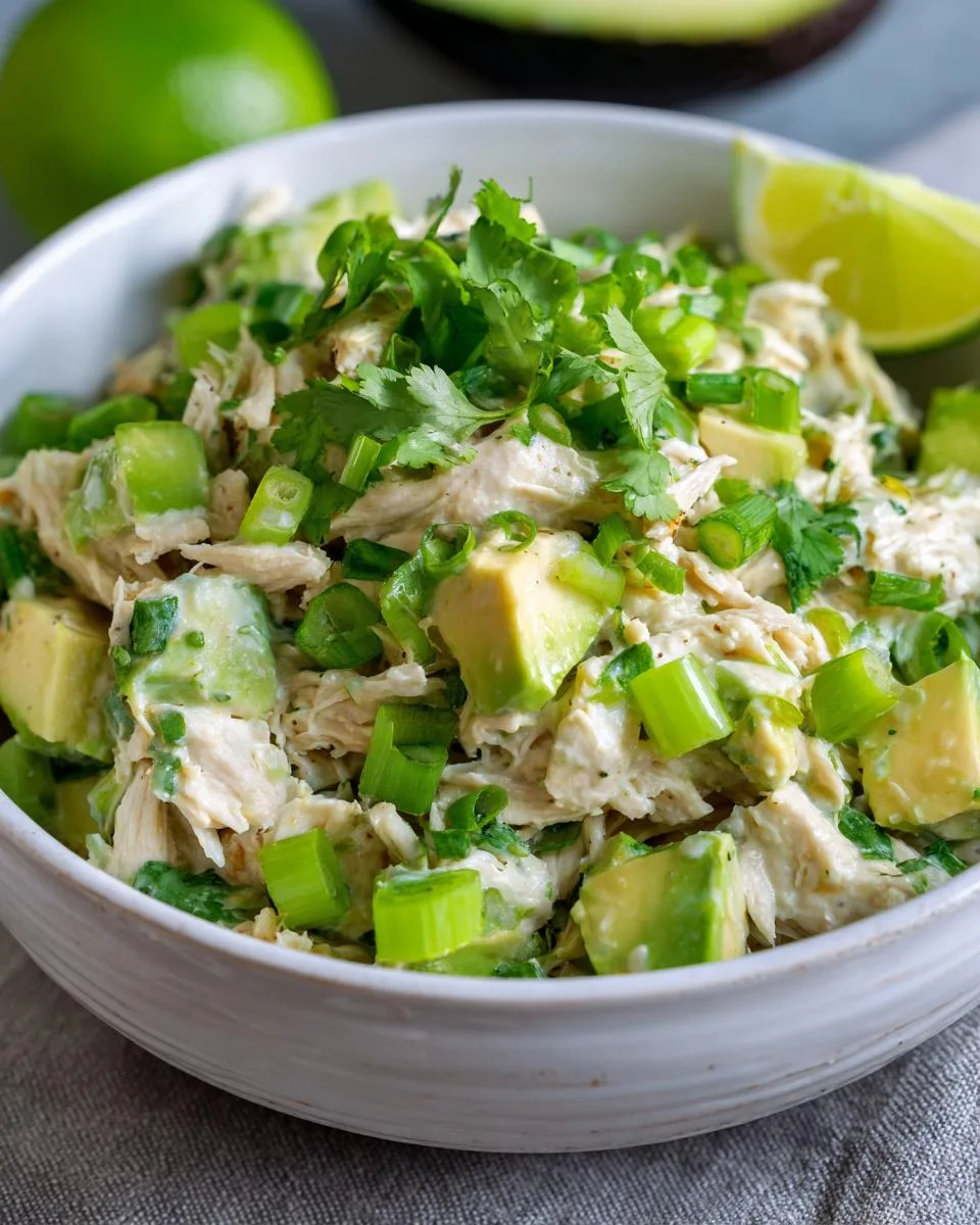 Avocado Lime Chicken Salad Bowl - detail 3