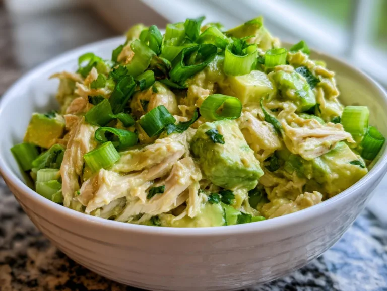 Avocado Lime Chicken Salad Bowl