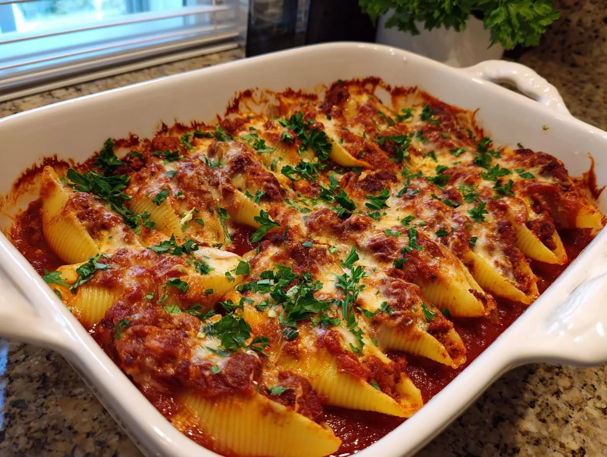 Grandma Jo’s Secret 3-Cheese Beef Stuffed Shells Recipe
