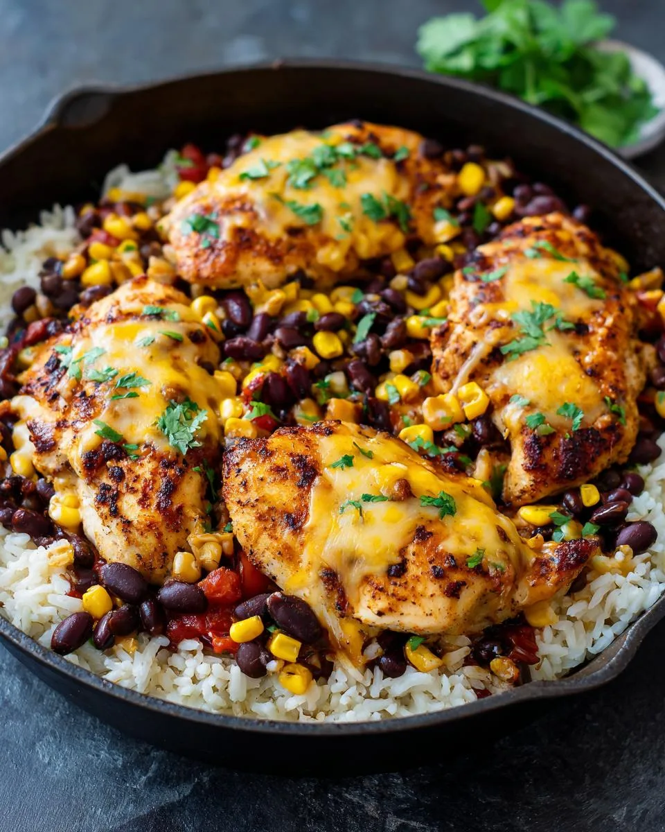 Cheesy Cowboy Chicken with Beans - detail 3