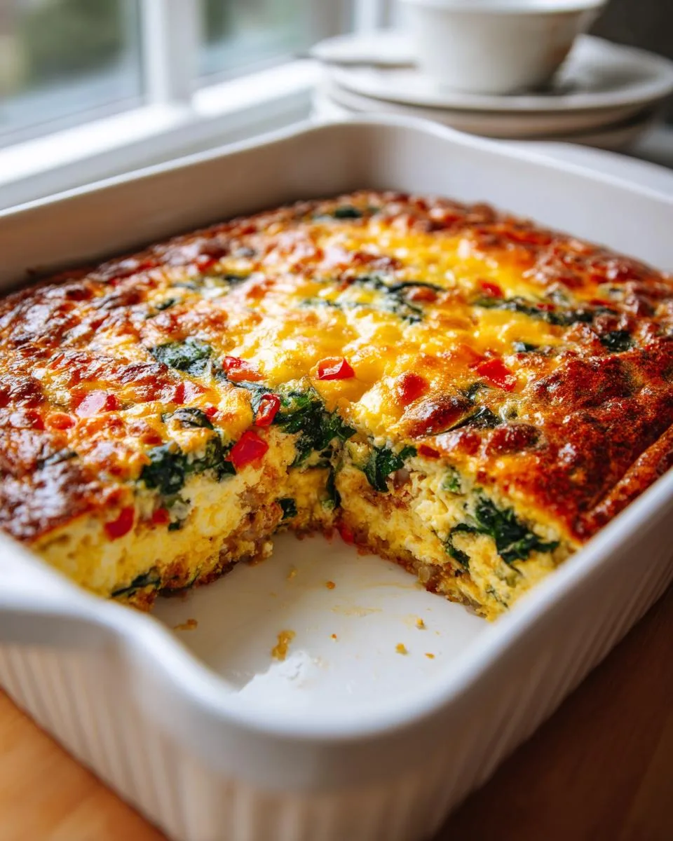 Cottage Cheese Egg Bake - detail 3
