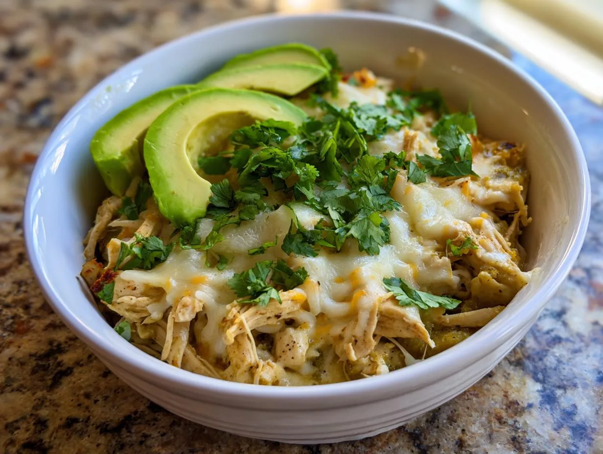 Creamy Cream Cheese Green Chile Chicken Magic