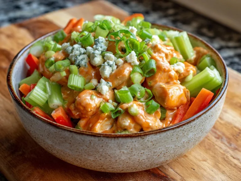 Creamy Buffalo Chicken Salad Bowl