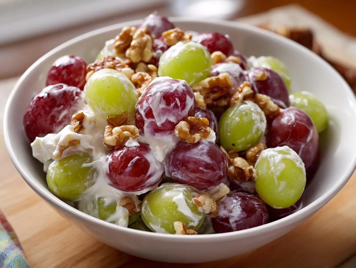 Irresistible Creamy Grape Salad Recipe in Just 15 Minutes