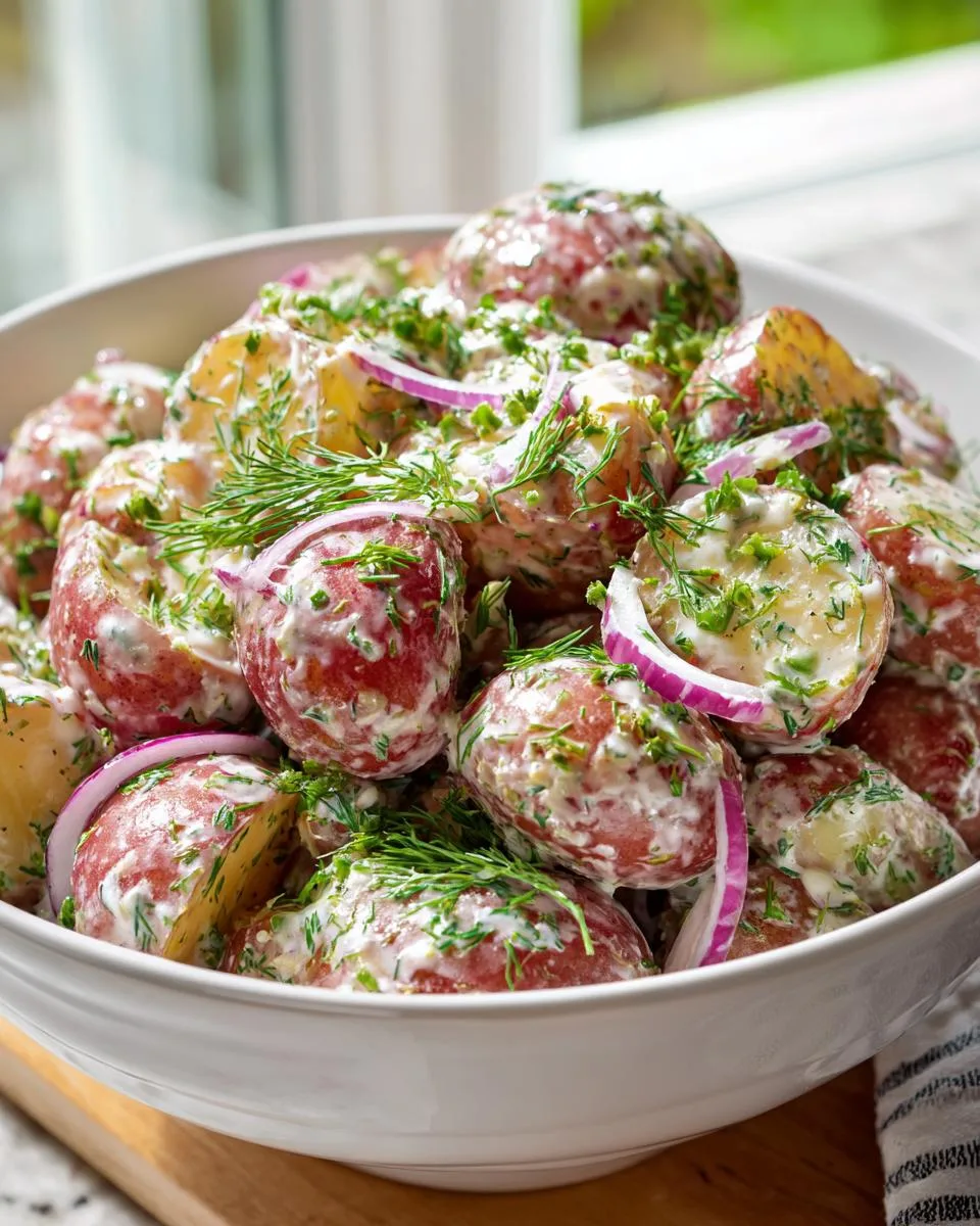 Creamy Healthy Potato Salad - detail 3