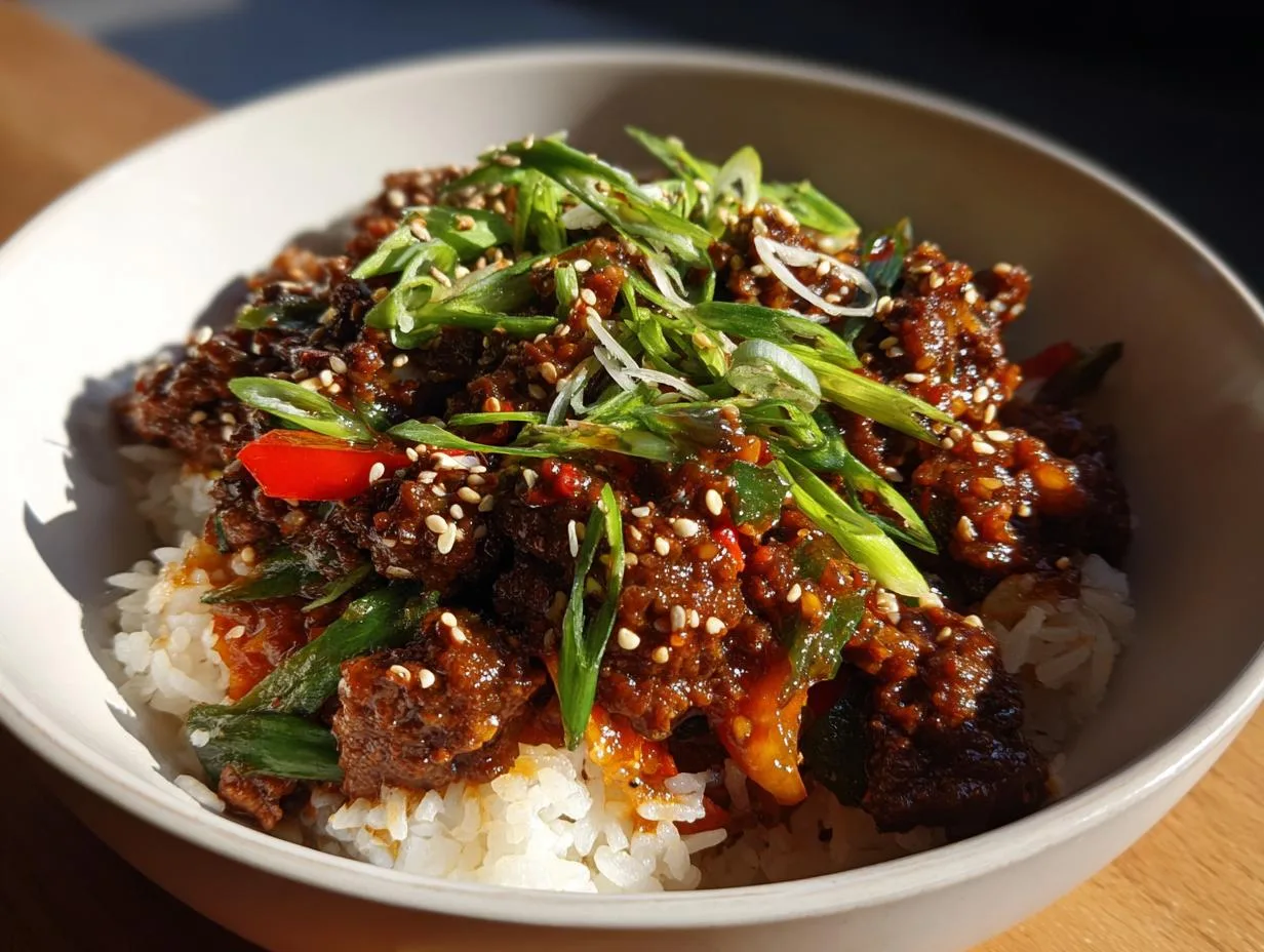 Crispy Chilli Beef Rice: Grandma Jo’s Secret Masterpiece