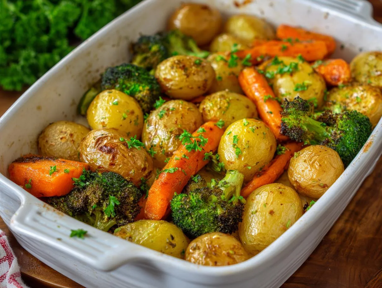 3 Secrets to Perfect Garlic Herb Roasted Potatoes Veggies