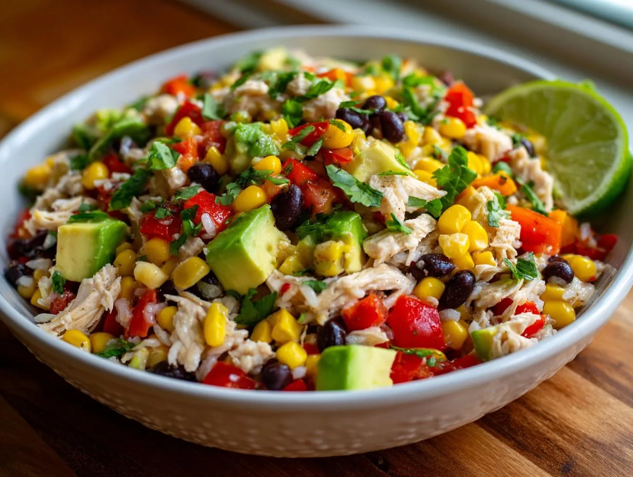 Grandma Jo’s High Protein Cowboy Caviar Chicken Salad