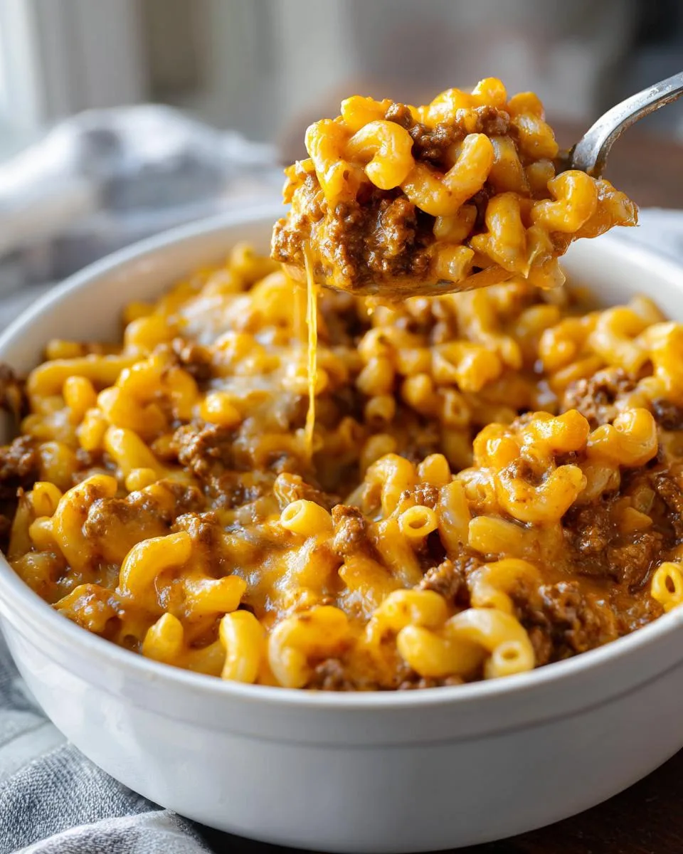 Homemade Cheesy Hamburger Helper - detail 3