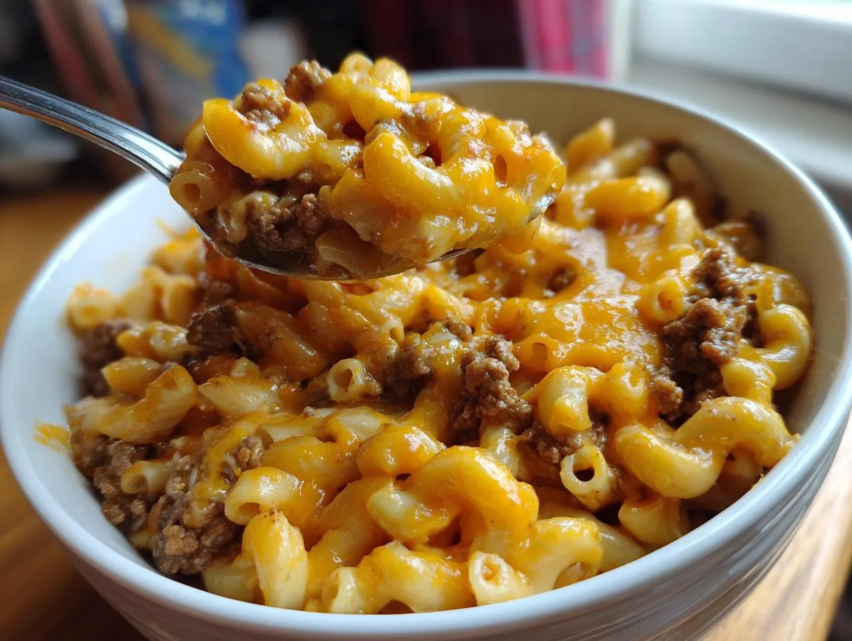 1-Pot Homemade Cheesy Hamburger Helper Bliss in 30 Minutes