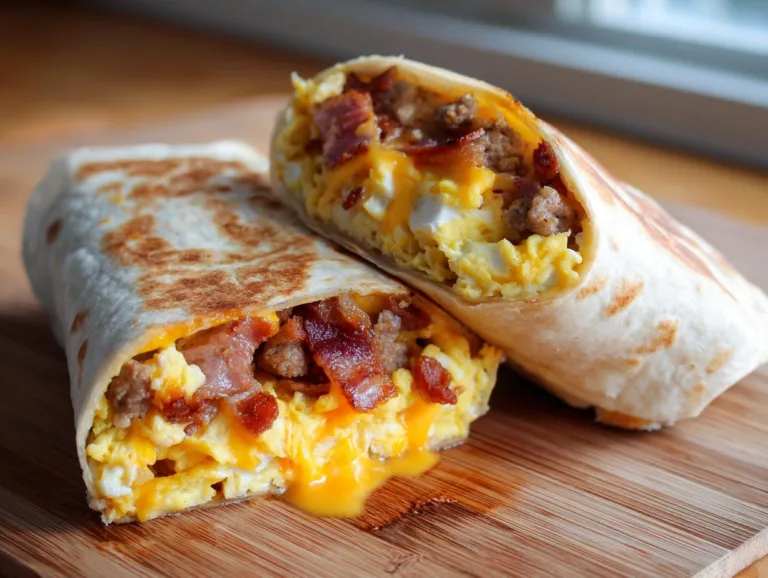 Make-Ahead Breakfast Burritos (Freezer Friendly)