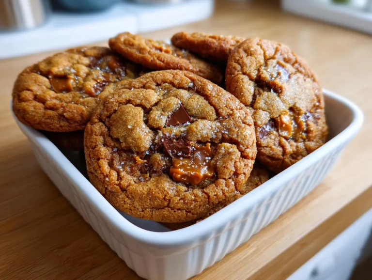 Miso Toffee Brown Butter Cookies