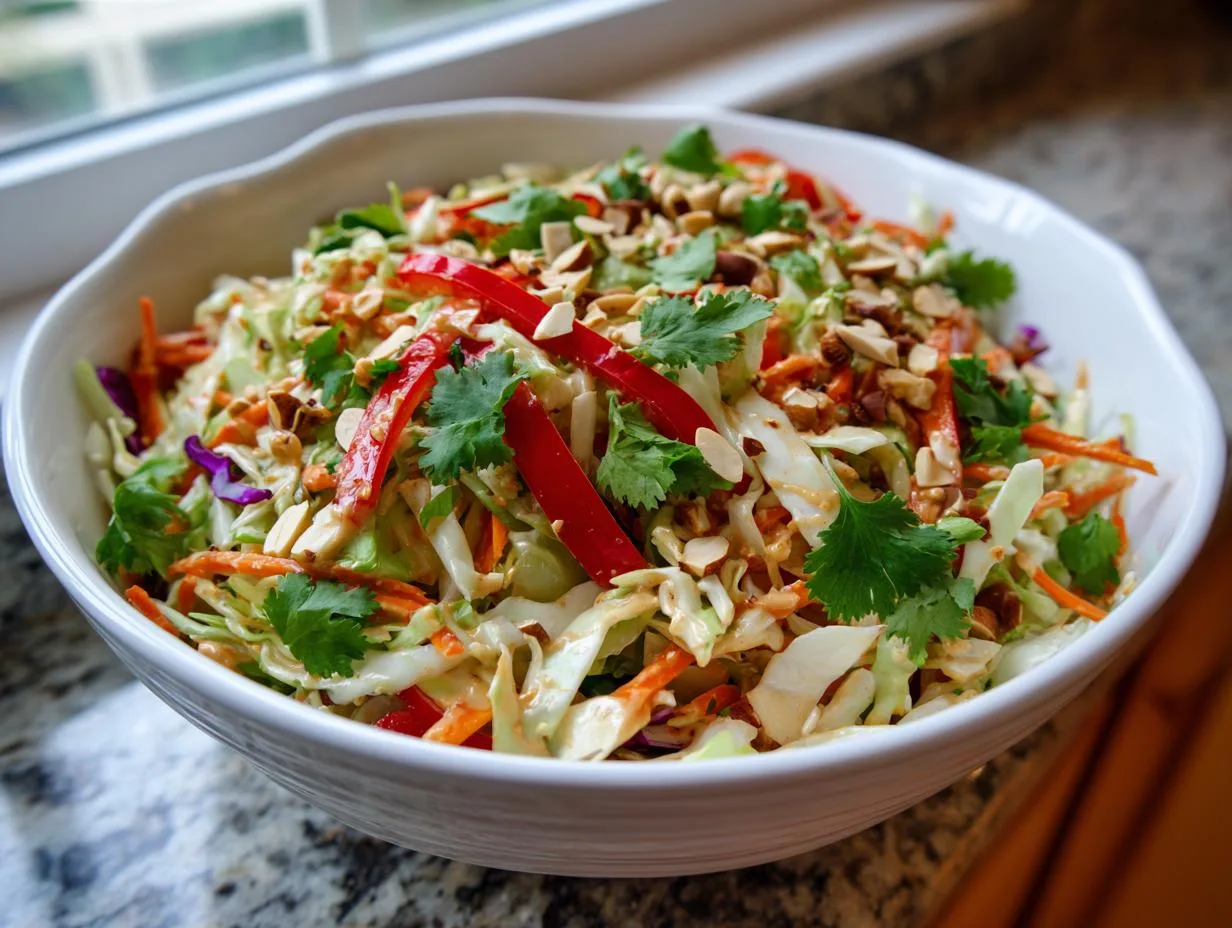 Grandma Jo’s Crunchy Raw Cabbage Salad in Just 15 Minutes