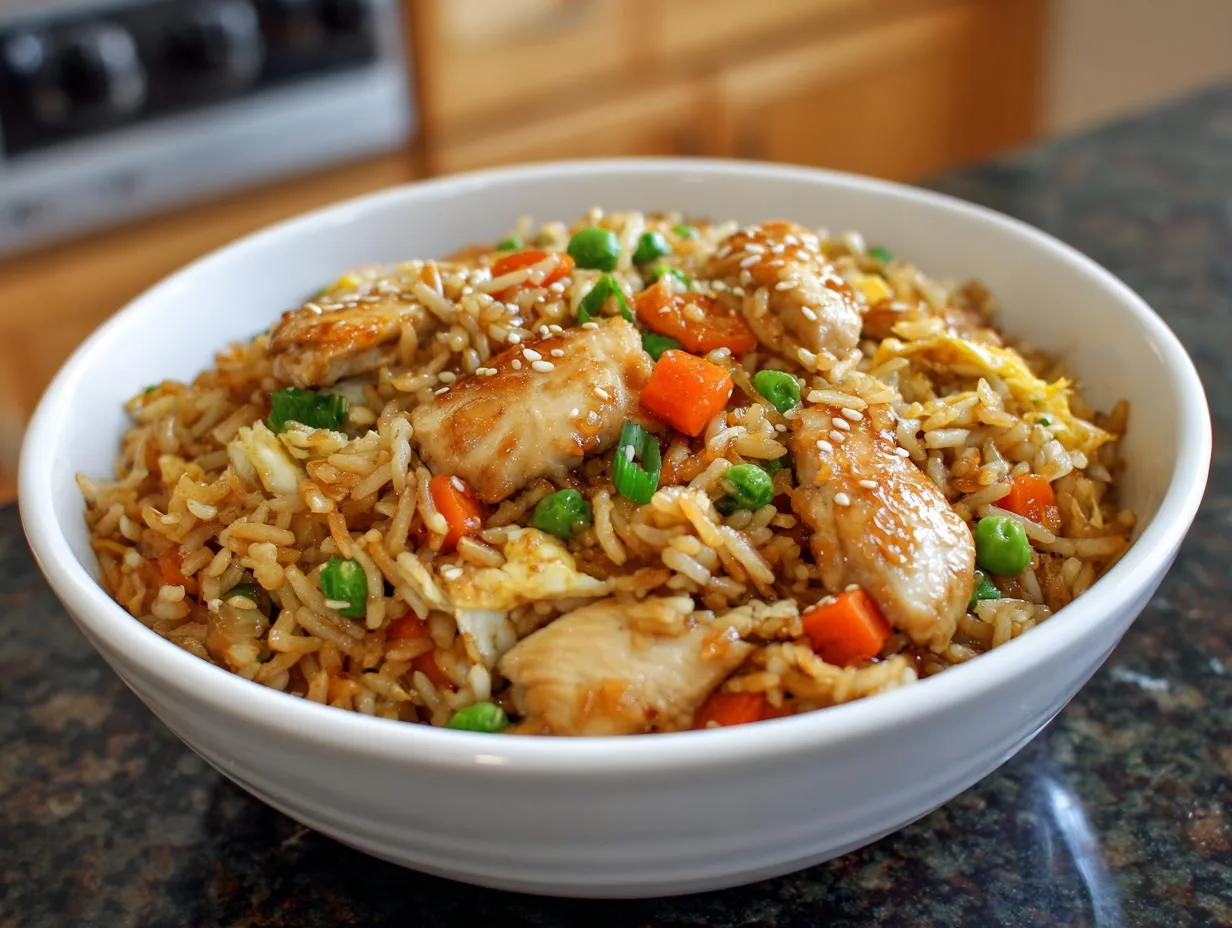 5-Secret Restaurant-Style Chicken Fried Rice Recipe