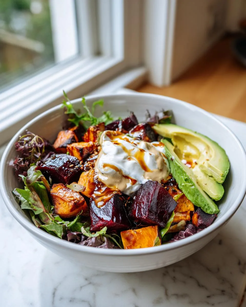 Roasted Beet Sweet Potato Avocado - detail 3