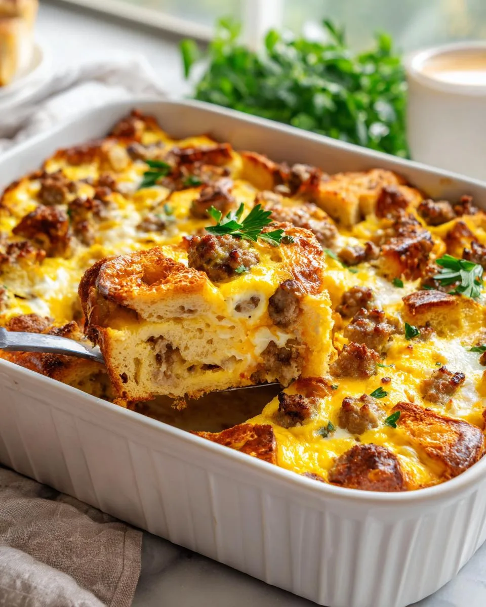 Sausage and Eggs Casserole - detail 3