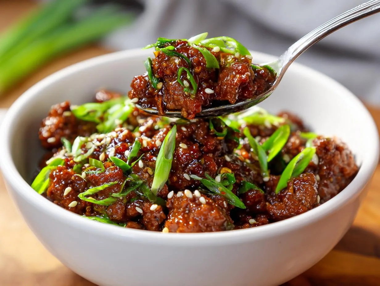 Magical 30-Minute Sticky Ginger Beef Mince Recipe