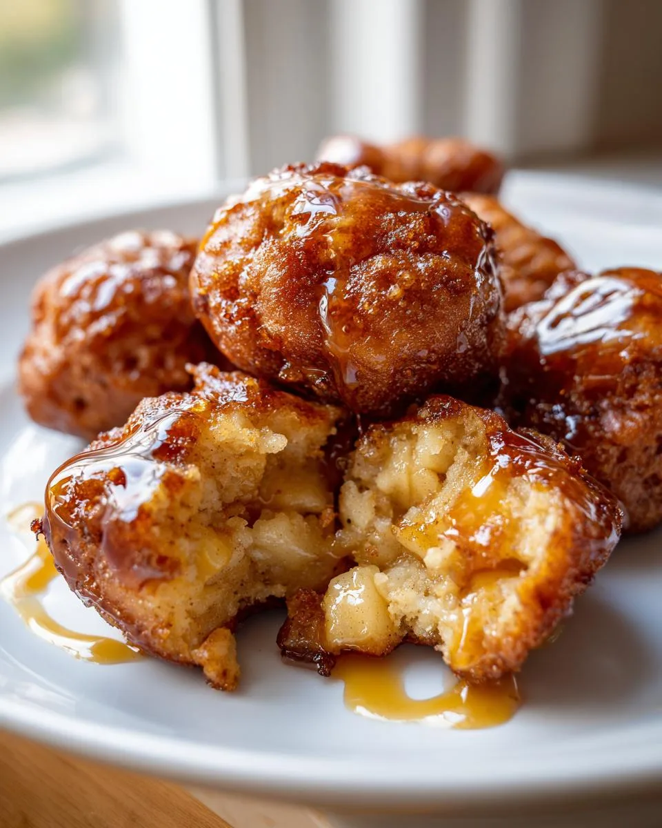 apple fritter bites - detail 3